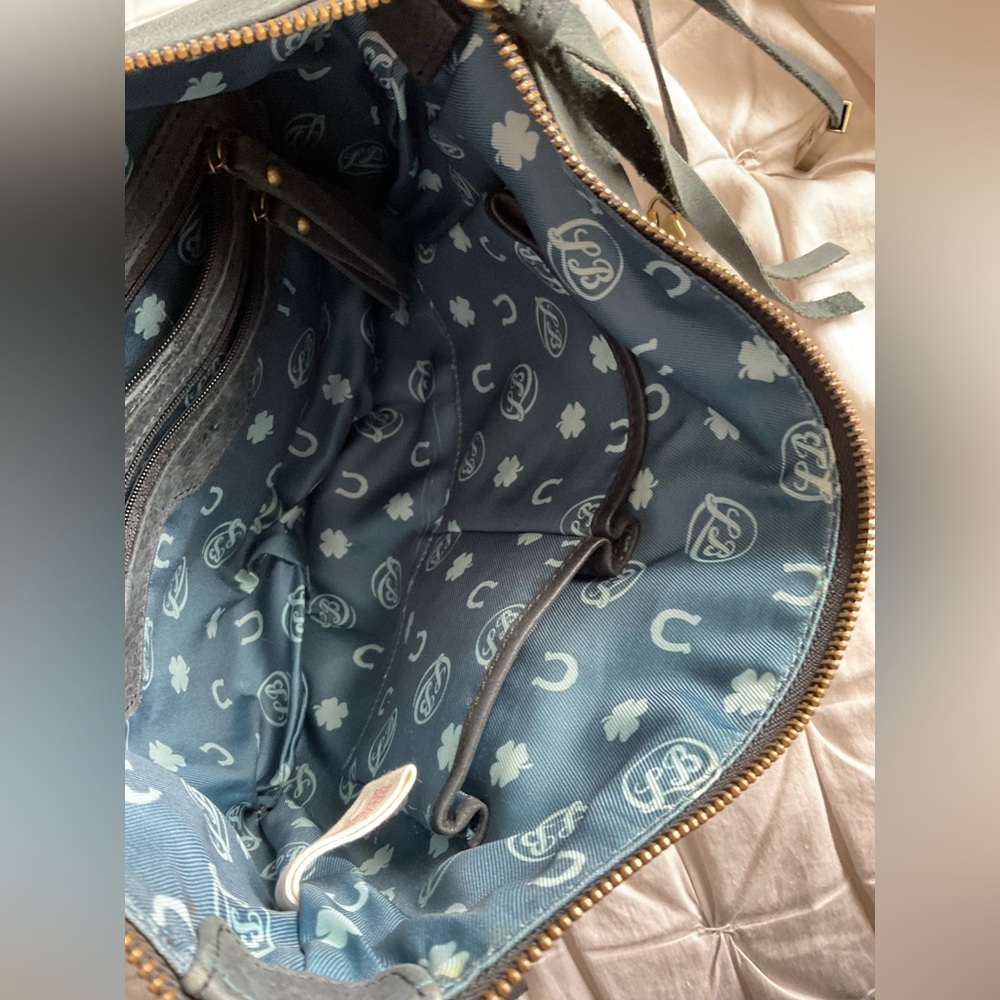 Lucky Brand saddle leather crossbody bag - Picture 4 of 12